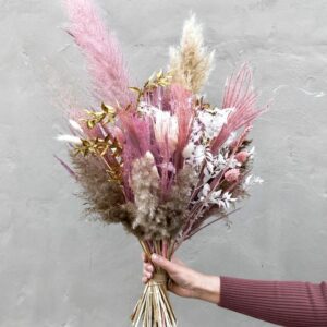 Trockenblumensträuße Trockenblumenstrauß – Blush Pearl brautstrauss pastell