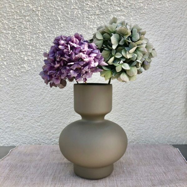 Vasen und Dekoration Vase greige 100 % handmade – mittel scandic vase