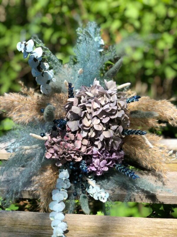 Trockenblumensträuße Trockenblumenstrauß Fog Pearl bridal bouquet 12