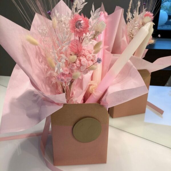 Geschenkset Geschenkset  Flower Love by Flower Pearl dip dye kerzen