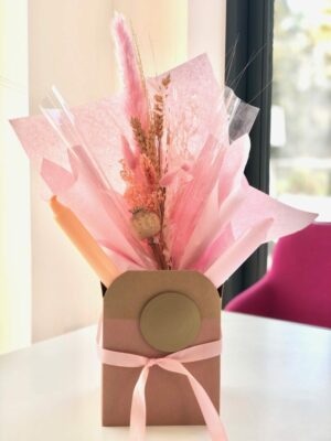 Geschenkset Geschenkset  Happy Flower by Flower Pearl dip dye kerzen