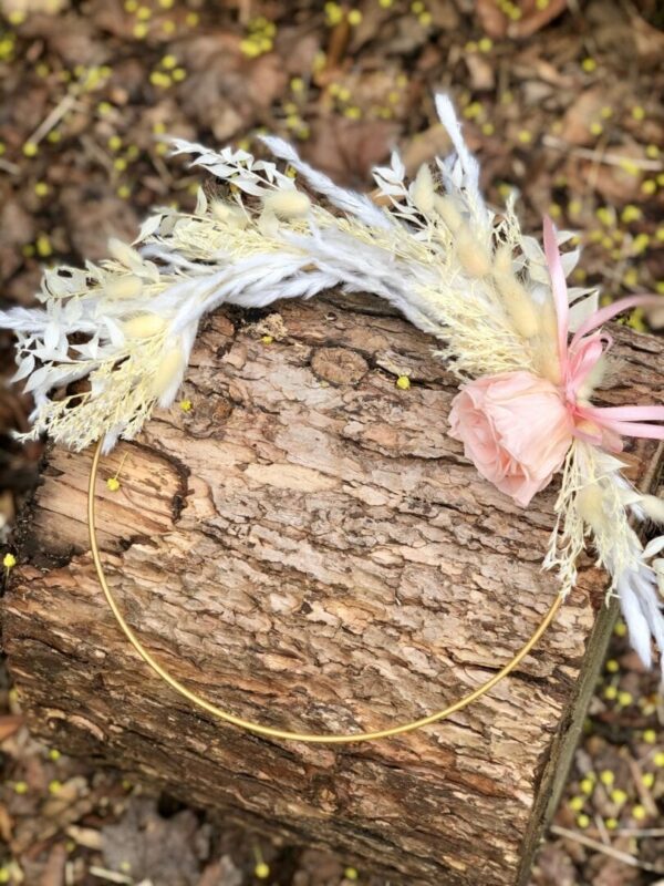 Flower Hoops und Kränze Trockenblumen Hoop – White sweet Love by Flower Pearl dekokranz