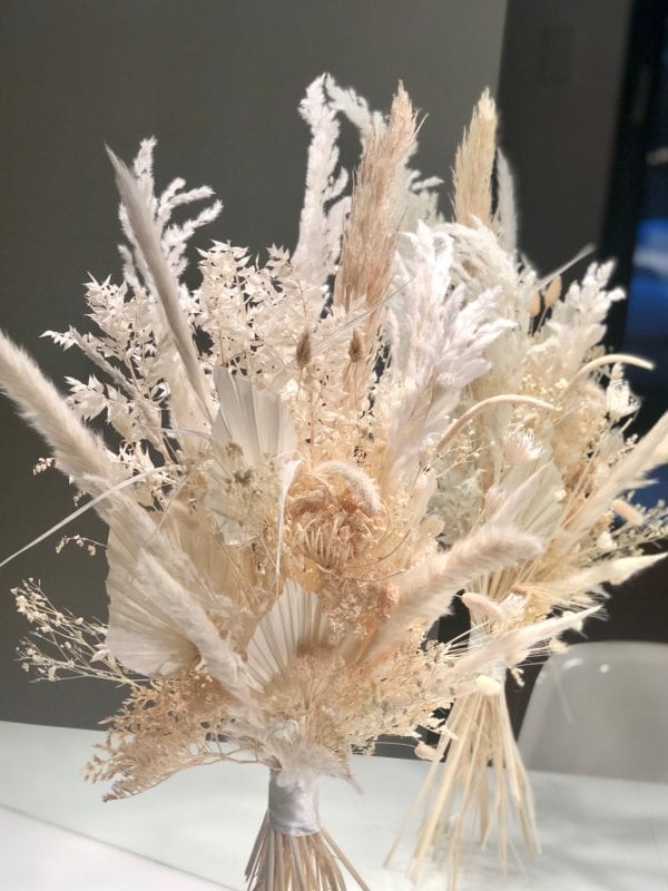 Trockenblumensträuße Brautstrauß aus Trockenblumen – White Ivory Pearl trockenblumenstrauss 7