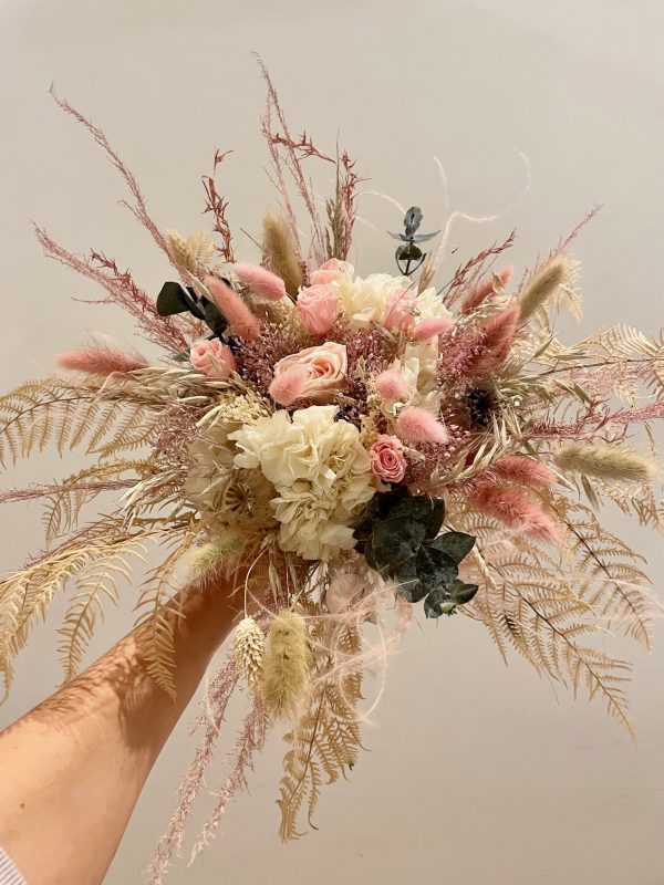 Hochzeit Trockenblumen Strauss – Big LOVE  by Flower Pearl trockenbluemnstrauss 4
